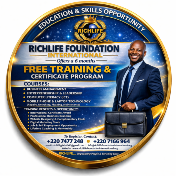 FREE TRAINING & CERTIFICATE PROGRAM